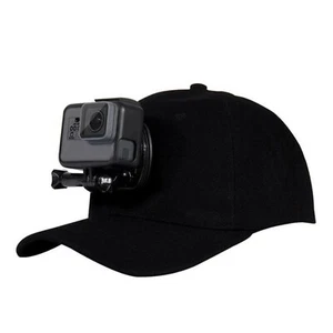 Baseball Cap with Stand Holder Screw Mount For Gopro 8 7 6 5 4 3 DJI Osmo Action - Picture 1 of 15