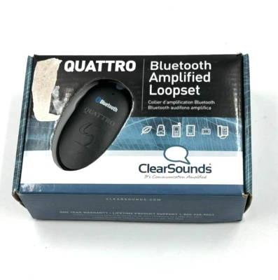 Bucle amplificado ClearSounds Quattro negro Bluetooth Foto 1 de 4
