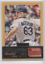 2013 Panini America's Pastime Gold /25 Justin Masterson #9