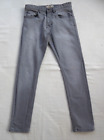 Next skinny stretch mens' distress grey jeans W3 i'lg 30.75" Label W 30R