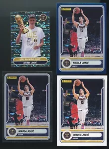 BLUE FOIL 4 LOT 23-24 PANINI COLLECTION NIKOLA JOKIC #1 /200 MVP SILVER HOLO - Picture 1 of 1