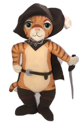 Vintage Hasbro 2003 Shrek 2 Talking Puss In Boots DreamWorks B22 Cover