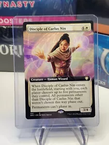 MTG Disciple of Caelus Nin - Extended Art R Commander: The Brothers' War M/NM - Picture 1 of 2