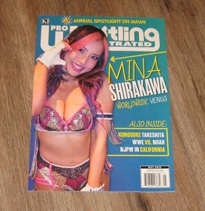 Pro Wrestling Illustrated 2025 magazine MINA Shirakawa COVER photos article - Picture 1 of 1