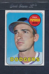1969 Topps #047 Paul Popovich Dodgers EX *7658 - Bild 1 von 1
