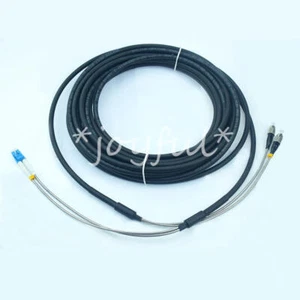 10M Outdoor Field Fiber Optic Patch Cord LC to FC LC-FC SM 9/125 Duplex - Afbeelding 1 van 1