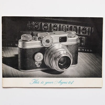 Original Camera Instructions/Manual: Argus Argus C4 Original - Image 1 of 3