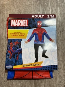 Spider-Man Marvel Studios Comics Top & Mask Costume Adult S/M - Picture 1 of 2