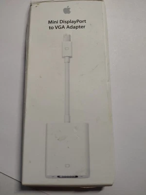 Adaptador IOB Apple Mini DisplayPort (Thunderbolt 2) a VGA MB572Z/B genuino A1307 - Imagen 1 de 4