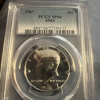 1967 SMS Kennedy Half Dollar PCGS SP66 - Image 1 of 4