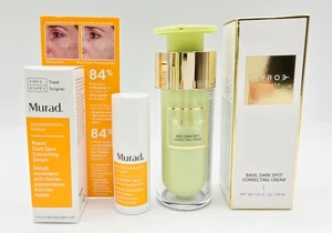 BYROE Basil Dark Spot Correcting Cream 1 oz + MURAD Rapid Dark Spot Serum .33 oz - Picture 1 of 5