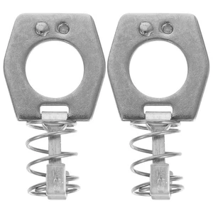 Cerradura de leva para calentador de agua de acero inoxidable con cerradura de pestillo de puerta para calentador de agua de 2 piezas - Imagen 1 de 12
