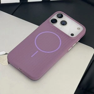 Funda de plástico magnético a prueba de golpes color puro para iPhone 17 16 15 14 Pro Max - Imagen 1 de 16