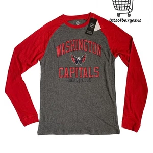 NHL T-Shirt Herren Gr. S 34/36 Washington Capitals Raglan Langarm NHL NEU - Bild 1 von 11