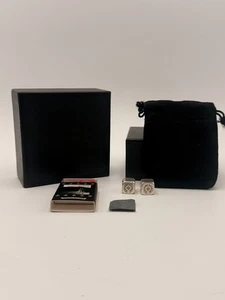 Chrome Hearts Sterling Silver Dice Set w/ Box, Pouch, Matches & Cloth - Rare - Picture 1 of 22