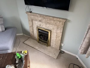 Granite Fire Surround and granite hearth - Picture 1 of 3