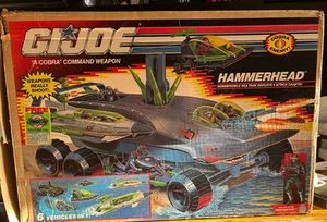 Vintage 1990 Hasbro GI Joe Hammerhead veicolo d'assalto anfibio solo scatola JL25 - Foto 1 di 6