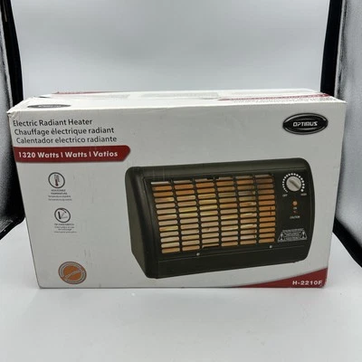 Calentador radiante eléctrico portátil Optimus H-2210F 1320 vatios temperatura ajustable Foto 1 de 4