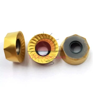 10PCS RCKT1204MO-PM CNC Lathe Tools Indexable Round Carbide Milling Inserts RCKT - Picture 1 of 5