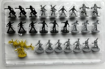ZOMBICIDE 53 BONUS SEEKER, SKINNER, CRAWLER ZOMBIES, 5 CROWS, BARRICADES, CARDS - Image 1 of 4