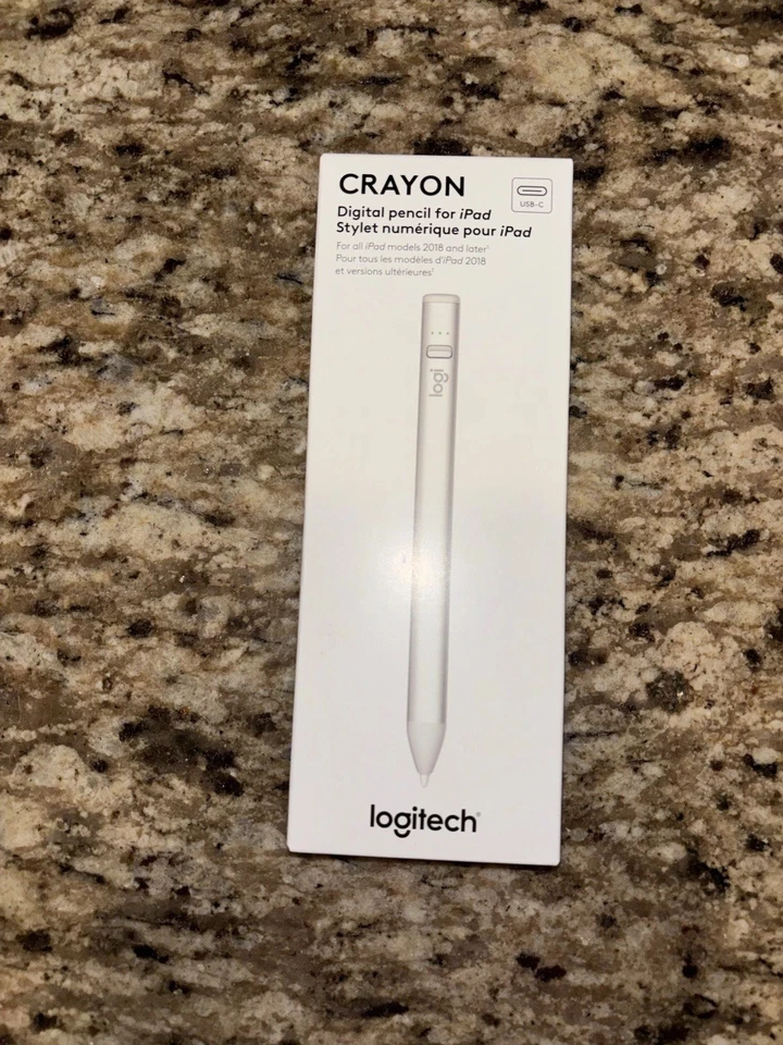 Logitech Crayon Digital Pencil For Apple iPad 2018 And Up | USB-C New GENUINE!!! - Image 1 of 4