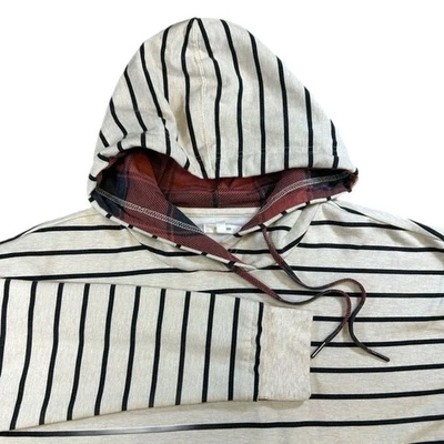 Sudadera con Capucha Maurices Homeward Polar a Rayas - Crema con Rayas Negras - Mujer’s S Foto 1 de 4