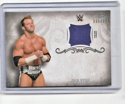 2016 Topps WWE Undisputed Zack Ryder Shirt Relic 6/175 #UAR-ZR Matt Cardona - Image 1 of 2