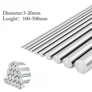 Alu Rundstab Stab massiv 3mm 4mm 6mm 8mm 9mm 10mm 12mm 14mm 16mm 18mm 20mm - Bild 1 von 3