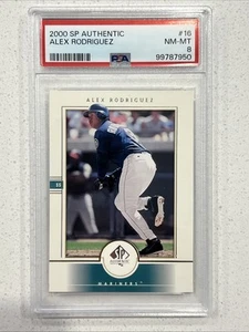 Alex Rodriguez 2000 SP Authentic #16 ❤️🔥PSA 8 - Photo 1/2