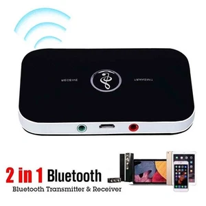 2-in-1 stereo wireless audio adapter Bluetooth receiver transmitter - Picture 1 of 13