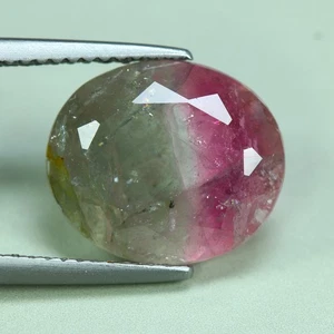 5.99 Cts_Looe Gemstone_100 % Natural Watermelon Bi-Color Tourmaline - Picture 1 of 3