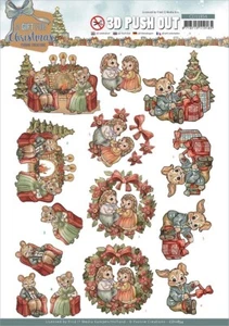 ENCUÉNTRALO INTERCAMBIANDO - 3D PUSH OUT - UN REGALO PARA NAVIDAD - CHIMENEA - Imagen 1 de 1