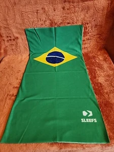 (2) SLEEFS. Brazil Bruahed Flag Neck/Mask Gaiter, fishing, sun protection, Etc. - Picture 1 of 4