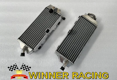 Radiador de aluminio compatible con Yamaha WR450F 2003-2006; YZ450F 2003-2005 IZQUIERDA+DERECHA Foto 1 de 4