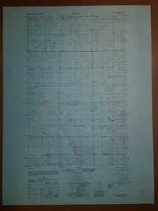 Hoja 5281 II 1950 mapa topográfico del ejército Stady Dakota del Norte nuevo con etiquetas  - Imagen 1 de 5