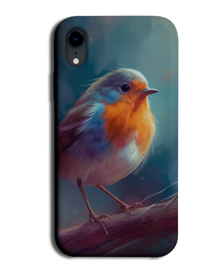 Red Robin Picture Phone Case Cover Robins Bird Birds Redbreast Christmas BZ71 — 第 1/1 张图片