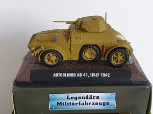 Atlas Panzerwagen Autoblindo AB 41 Italy 1942 Legendäre Militär Fahrzeuge 1:43 - Bild 1 von 7