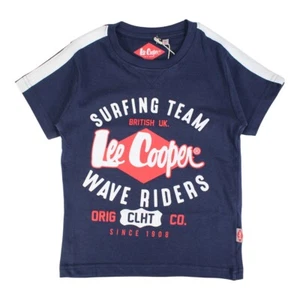 Camiseta Niño Manga Corta. Color Azul Marino. Lee Cooper 7, 4-14 Años - Imagen 1 de 5