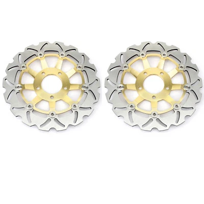 2x Disque de frein Avant Pr Suzuki GSF600 GSF600S Bandit 1995-2004 GSX F 600 750 - Photo 1/4