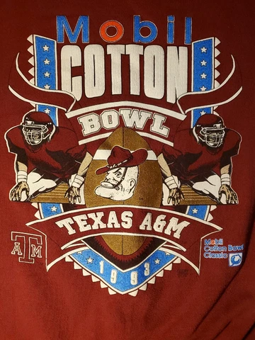 Vintage Texas A&M 1993 Cotton Bowl Crewneck Sweatshirt Aggies Football Size 2XL Cover