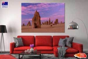 Impresión en lienzo de pináculos de piedra caliza, pináculo desierto decoración del hogar sin marco - Imagen 1 de 5