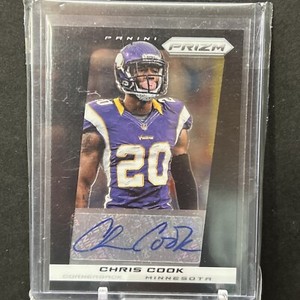 2013 Panini Prizm Auto Chris Cook #115 Auto MN Vikings