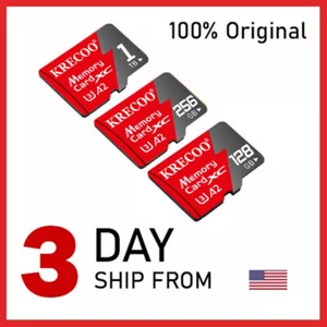 Micro SD Card Ultra Memory 128GB 256GB 1TB TF for Phone Tablet Security Camera - Picture 1 of 17