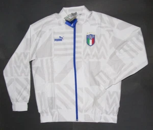Puma Italy FIGC 2022 National Team Pre-Match Away Soccer Jacket Mens Size Large - Picture 1 of 4