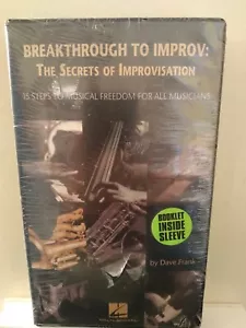 BREAKTHROUGH TO IMPROV: The Secrets of Improvisation Dave Frank VHS NTSC SEALED! - Picture 1 of 4
