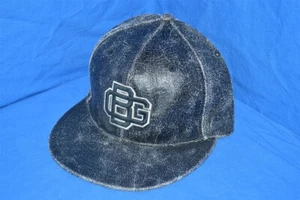 GREEN BAY PACKERS FOOTBALL NFL LEATHER MITCHELL & NESS FITTED HAT 7 3/8 RARE - Picture 1 of 4