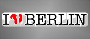 herz aufkleber berlin i love berlin Aufkleber Sticker - Bild 1 von 1