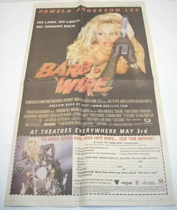 USA Today lunes 22 de abril de 1996 BARB WIRE anuncio de promoción película Pamela Anderson - Imagen 1 de 3