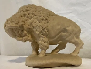 1992 United Designs 9" Sacred White Buffalo Statue Native American - Picture 1 of 9