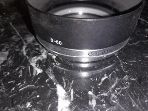 Canon FL58mm f1.2 S-60 Lens Hood 60mm with case for 58mm filter size Open Box - Picture 1 of 5